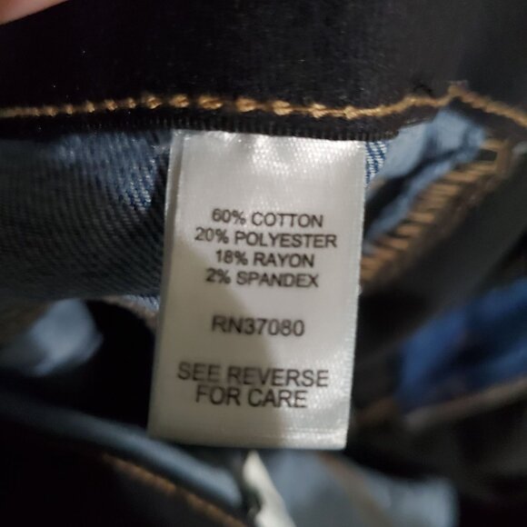 Cato Jeans Womens 20W Petite Blue Contour Fit Hourglass Bootcut Stretch *NWT* - Picture 8 of 16